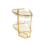 سبد کنج حمام آلومینیومی 2 طبقه آلبا - تصویر 3