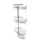 سبد کنج حمام آلومینیومی 3 طبقه آلبا