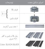 میکانیزم تاپ لاین تو کار کد Slim -3 ملونی - تصویر 2